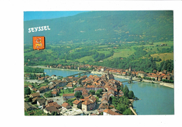 Cpm - 01 - SEYSSEL SUR LE RHONE - 1984 - Blason - - Seyssel