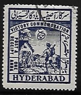 Hyderabad 1946 Victory Of Allied Nations In WWII Used - Hyderabad