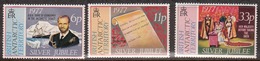 British Antarctic Terr. 1977 Silver Jubilee, Mint No Hinge, Sc# 68-70, SG - Unused Stamps