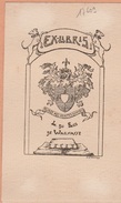 17609# EX LIBRIS FLORES MEI FRUCTUS HONORIS L. DU BUS DE WARNASSE - Ex-libris