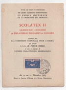 MONACO PALMARES DU CONCOURS SCOLATEX 0F50 BLEU 12 12 1963 8 PAGES - Sonstige & Ohne Zuordnung