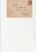 LETTRE AFFRANCHIE N° 750 - CACHET A DATE  POSTE AUX ARMEES 1948 - Military Postmarks From 1900 (out Of Wars Periods)