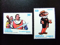 ESPAÑA 1995 PERSONAJES DE FICCION Edifil 3359 / 3360 ** Yvert 2950 / 2951 ** MNH - Bandes Dessinées