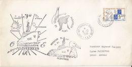5206FM- ALBATROS RESEARCH SHIP ANTARCTIC EXPEDITION, PENGUINS, SEAGULL, SPECIAL COVER, 1991, T.A.A.F. - Antarctische Expedities
