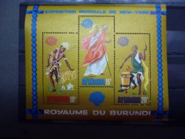 BURUNDI BLOC 4 Xx ( COB ) COTE: 4.50 EURO  ( C ) - Unused Stamps