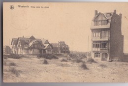 WESTENDE-VILLAS DANS LES DUNES-VERZONDEN KAART-1925-ZIE 2 SCANS-MOOI ! ! ! - Westende