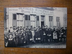 Réédition , Saint-pol-sur-mer , La Goutte De Lait " Carte Avec Belle Animation " - Saint Pol Sur Mer