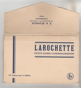 CARNET DEPLIANT COMPLET 10 CPSM LAROCHETTE  (Luxembourg) - Petite Suisse Luxembourgeoise - Larochette