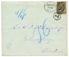 USA : 1882 5c On Envelope From CHICAGO To SWEDEN Taxed On Arrival With SWEDISH POSTAGE DUES 3 Ore(x2) + 30 Ore Canc. NOR - Sonstige & Ohne Zuordnung