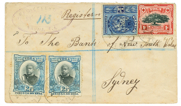 1898 1/2d+ 1d+ 2 1/2d(x2) + REGISTERED AT VAVAU On Envelope To AUSTRALIA. Vf. - Tonga (...-1970)