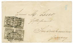 TONGA : 1893 2d(x4) Canc. On Envelope To GERMANY. Verso, NUKUALOFA TONGA + AUCKLAND. Vvf. - Tonga (...-1970)