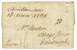 NORWAY : "CHRISTIANSUND 15 Novemb. 1795" + HULL + TAx Marking On Entire Letter Datelined "H.M.S COROMANDEL In CHRISTIANS - Other & Unclassified