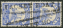 SAMOA - MARITIME : Pair 20pf Canc. PACKET BOAT. Scarce. Superb. - Other & Unclassified