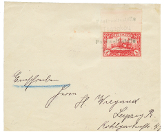 KIAUTSCHOU : 1/2 DOLLARcanc. POSTHUELLSSTELLE TSANGKOU On Cover (FRONT Only). Scarce. Vvf. - Other & Unclassified