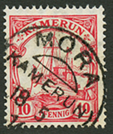MORA : 10pf Canc. MORA. Scarce. Arge = 400€. Superb. - Other & Unclassified