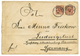 VORLAUFER 50pf(v50)x2 Canc. OTJIMBINGUE On Envelope From DAMARALAND To GERMANY. Vvf. - Other & Unclassified