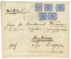 DSWA - VORLAUFER : 1897 Pair 20pf With "ZWISCHENSTEGPAARE" + Pair 20pf+ 20pf(light Crease) Canc. OMARURU On Envelope To - Other & Unclassified
