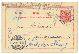 CHINA - PETCHILI : 1901 GERMANY P.Stat 10pf (without Overprint CHINA) Datelined "SHANHAIKWAN" Canc. KD.FELDPOSTSTATION N - Other & Unclassified