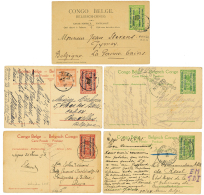 BELGIAN CONGO - EAST AFRICAIN ALLEMAND OCCUPATION BELGE : Superb Lot Of 5 P./Stat. Vvf. - Otros & Sin Clasificación