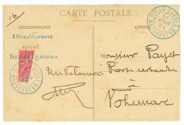 1904 Demi Timbre 50c(n°88) Obl. DIEGO-SUAREZ Sur Carte Pour VOHEMAR. Cote 370€. Superbe. - Other & Unclassified