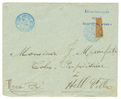 1904 DIEGO-SUAREZ Demi Timbre 30c(n°87) Obl. Sur Lettre Pour NOSSI-BE. Cote 420€. Superbe. - Autres & Non Classés