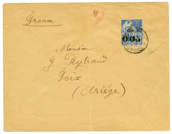 GUYANE : 1893 0,05 S/ 15c(n°29) Obl. CAYENNE Sur Enveloppe Au Tarif Des IMPRIMES Pour La FRANCE. Ce Timbre Est Rare - Otros & Sin Clasificación