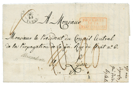 1854 Cursive Rare ALEXANDRETTE + Taxe 10 Annulée + Taxe 20 Sur Lettre Avec Texte Pour LYON. TB. - Otros & Sin Clasificación