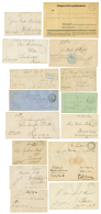GUERRE FRANCO-PRUSSIENNE De 1870 - POSTE MILITAIRE ALLEMANDE En FRANCE : Collection De 37 Lettres Ou CARTE MILITAIRE Ave - Otros & Sin Clasificación