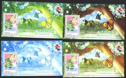 Mint  S/S Fauna Butterflies Flora Tree Stamp Exhibition 2001 From Hong Kong - Nuevos