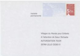 France PAP Réponse Luquet RF 0207919  Villages Du Monde Pour Enfants - Listos Para Enviar: Respuesta /Luquet