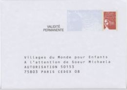 France PAP Réponse Luquet RF 0110594  Villages Du Monde Pour Enfants - PAP: Antwort/Luquet