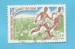 AFARS ET ISSAS N° 334 (YT) SPORT FOOTBALL  TIMBRE OBLITERE, TBE VOIR PHOTOS R/V - Used Stamps