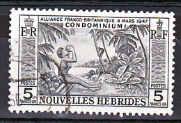 Nouvelles Hébrides 185 La Noix De Coco Oblitéré Used Cote 42 - Usati