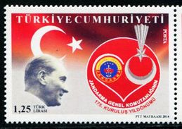 XD0065 Turkey 2013 Kemore And The Flag 1v MNH - Unused Stamps