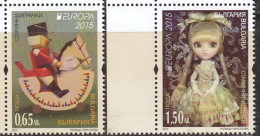 Europa CEPT 2015 BULGARIA Old Toys - Fine Set MNH - 2015