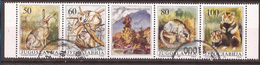 1992 2525-28  FAUNA WWF GESCHUEZTE TIERE JUGOSLAVIJA JUGOSLAWIEN  USED - Used Stamps