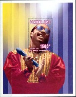 BURKINA FASO Stewie Wonder, Musique, Yvert BF N°54.** MNH - Chanteurs