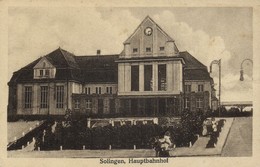 Germany, Solingen, Hauptbahnhof, Main Railway Station, Vintage Postcard - Solingen