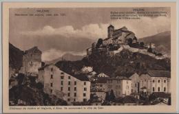 Chateau De Valere Et Majorie A Sion - Conserves Saxon DOXA - Saxon