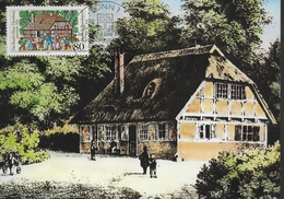 Delcampe - ALLEMAGNE  Carte Maxi   1983 Maison De Rauhe De Hambourg - Monuments