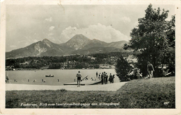 Autriche - Austria - Carinthie - Faakersee Orte - Blick Vom Inselstrandbad Gegen Den Mittagskogel - état - Faakersee-Orte