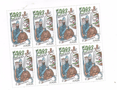 "Brunclik", 8 Stamps In Block, MNH - Blokken & Velletjes