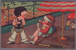 Boriss Margret  Enfants. Old Amag Tennis About 1930y.     D679 - Boriss, Margret