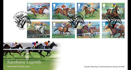Groot-Brittannië / Great Britain - Postfris / MNH - FDC Racepaarden 2017 - Unused Stamps