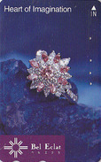 Télécarte Japon / 110-011 - BIJOU - BAGUE DIAMANT & Pierre Précieuse - JEWEL - DIAMOND RING Mineral Japan Phonecard  134 - Mode