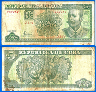Cuba 5 Pesos 1997 Que Prix + Port Peso Kuba Skrill Bitcoin - Cuba