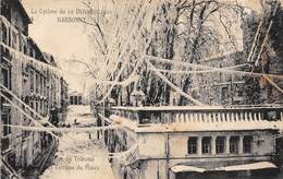 11-NARBONNE- LE CYCLONE DU 20 DECEMBRE 1920, RUE DU TRIBUNAL, ET TERRASSE DU MUSEE - Narbonne