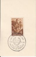 59303- KOSSUTH LAJOS- OUR FATHER, STAMP AND SPECIAL POSTMARK ON BUSINESS CARD, 1944, HUNGARY - Storia Postale