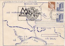 59343- SPELEOLOGY CLUB, CAVES, MAP, SPECIAL COVER, 1992, ROMANIA - Covers & Documents