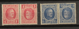 Belgie - Belgique Ocb Nr : KP1 - KP2  ** MNH  (zie  Scan) - Tete Beche [KP] & Interpaneles [KT]